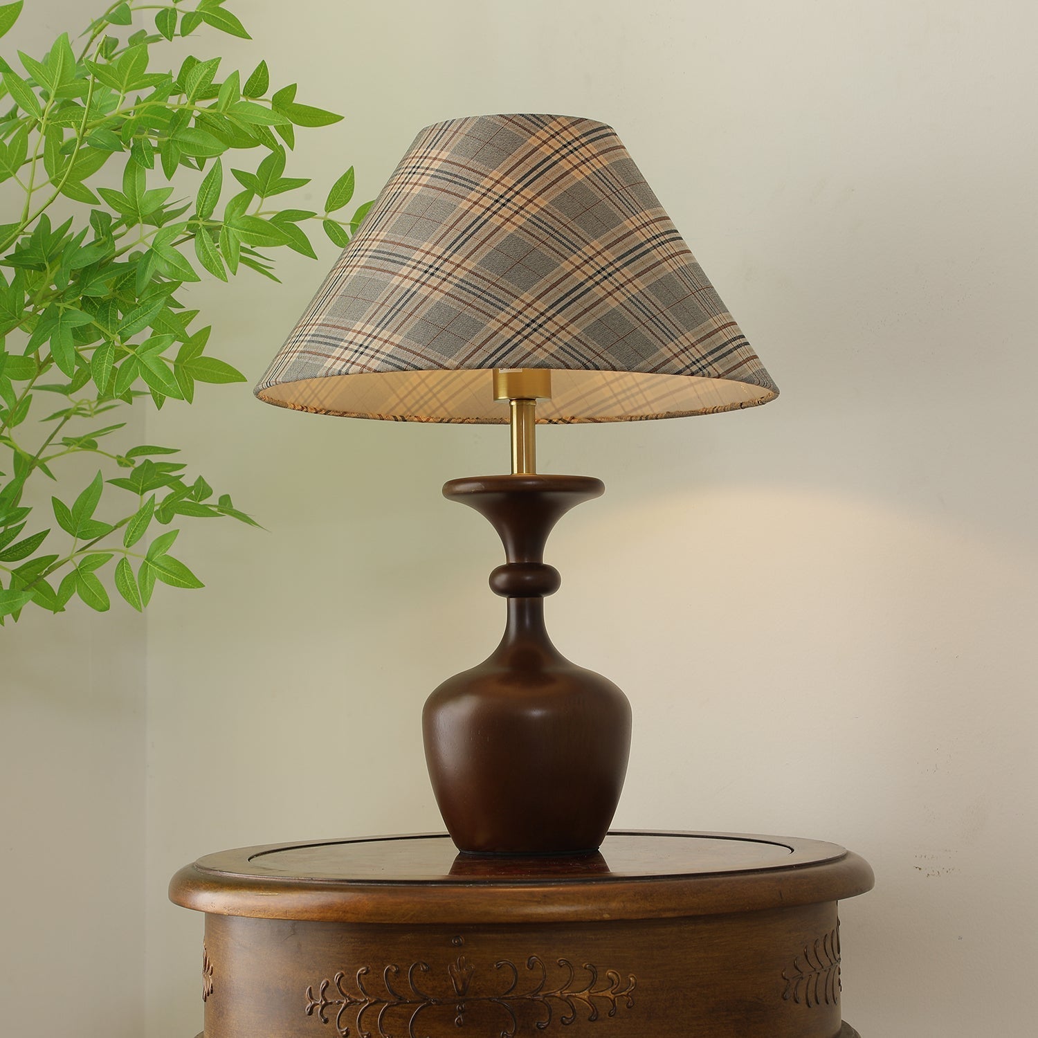 Alina Wood & Fabric Classic Table Lamp