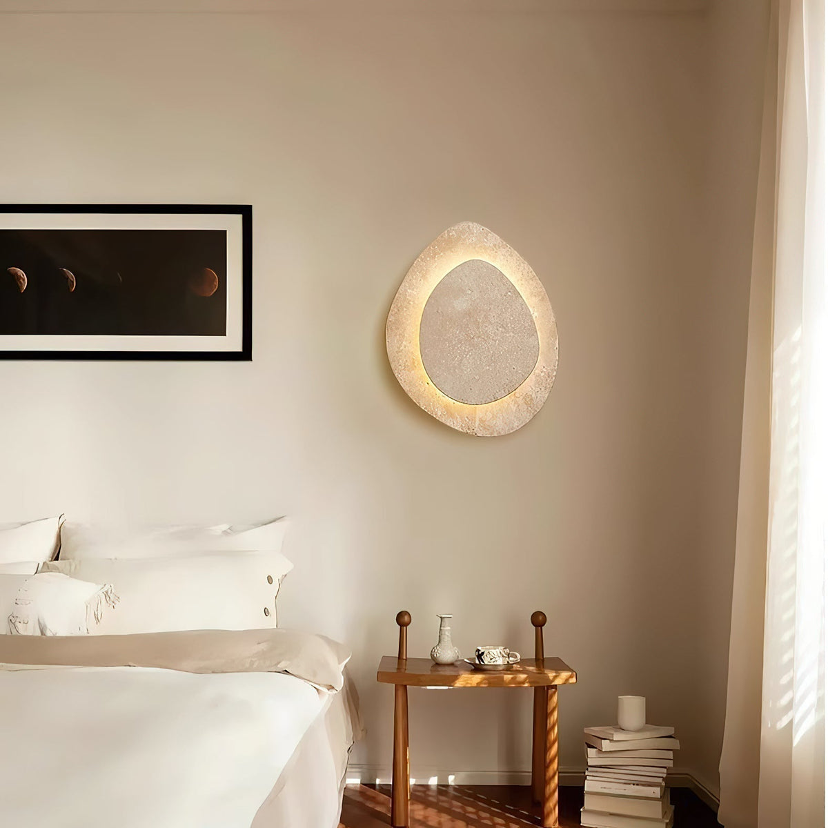 Yrvuvyn Individual Creativity Travertine Wall Lamp