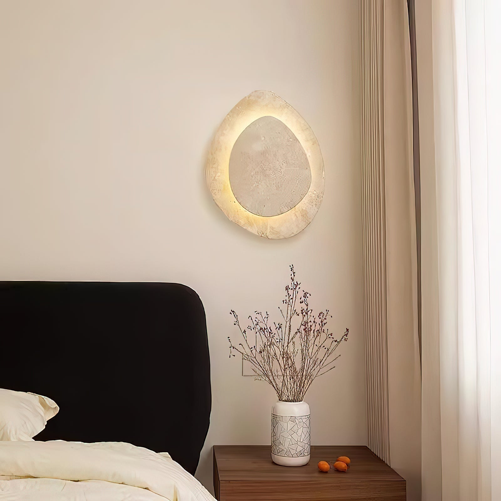 Yrvuvyn Individual Creativity Travertine Wall Lamp