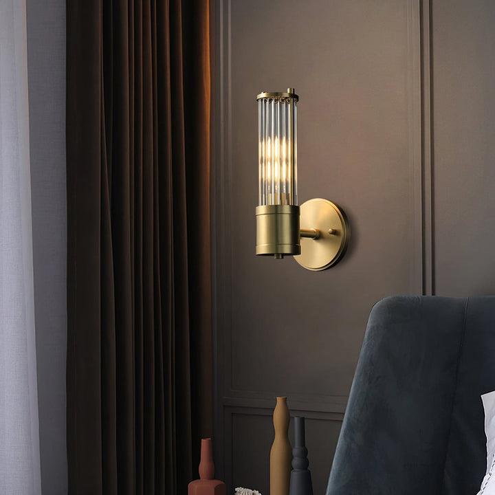 Vevenisra Nordic Art Cylinder Glass Wall Light