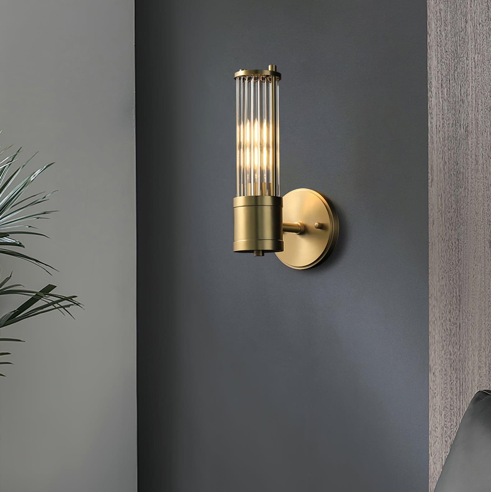 Vevenisra Nordic Art Cylinder Glass Wall Light