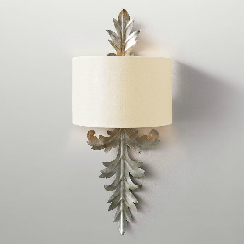 Alvuvyi Modern Leaves Fabric Wall Lamp