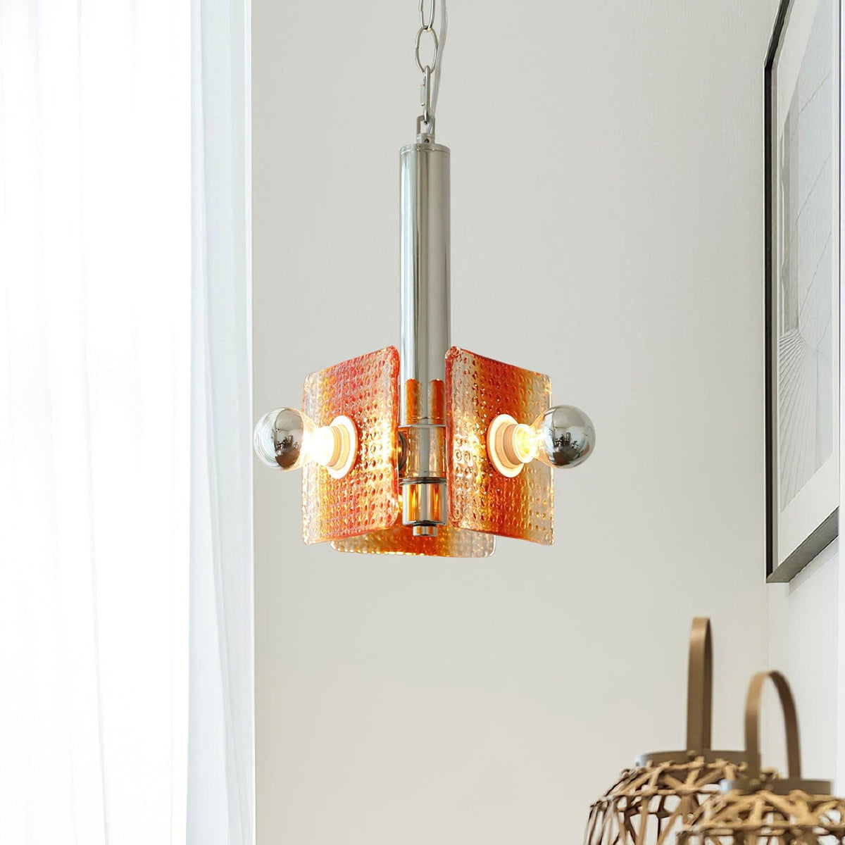 Vesk Glass Elegant Pendant Light
