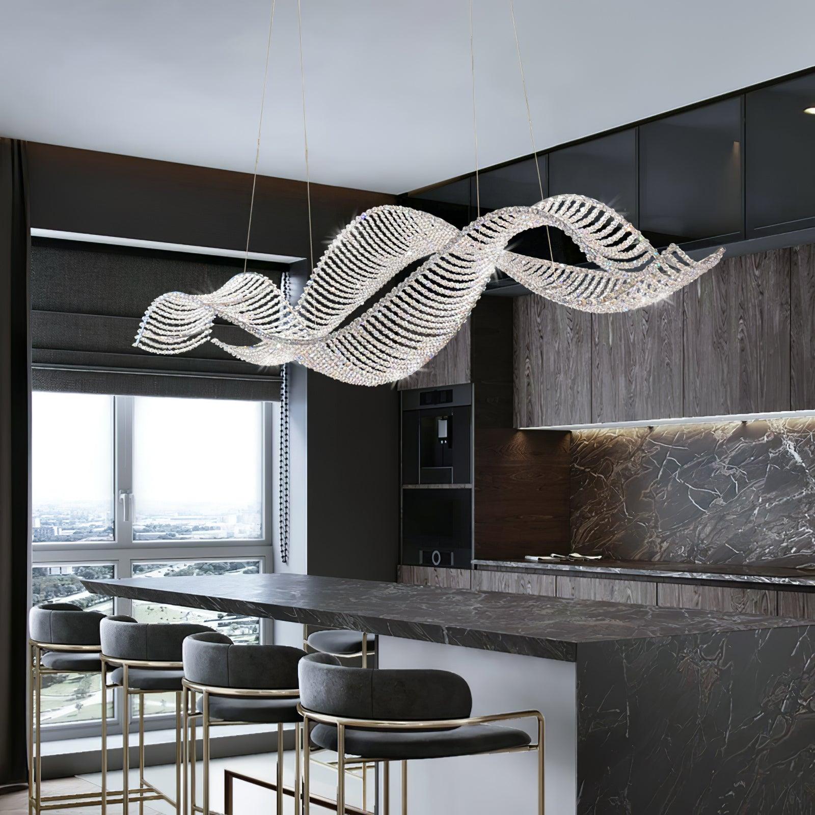 Caelox Postmodern Luxury Crystal Chandelier
