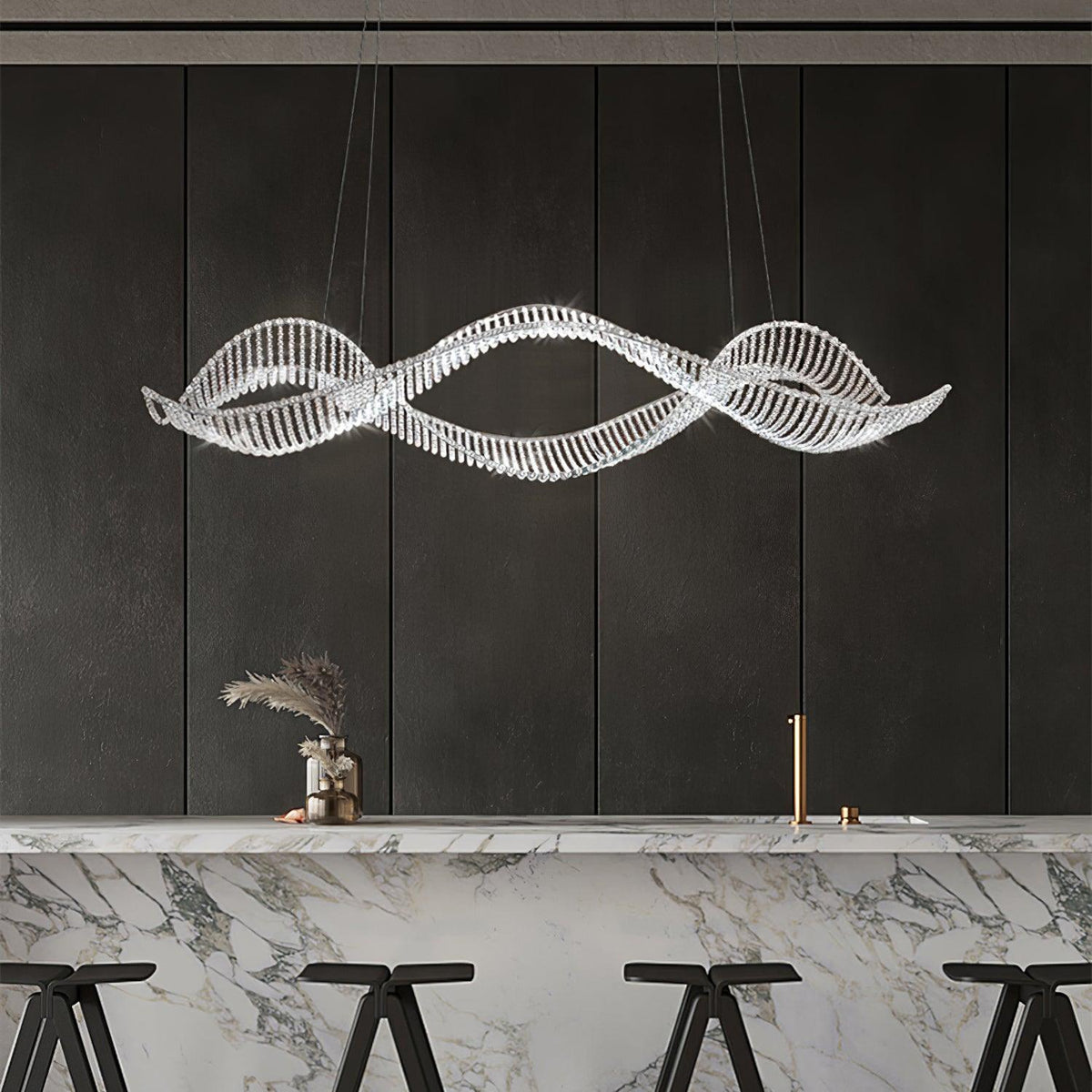Caelox Postmodern Luxury Crystal Chandelier