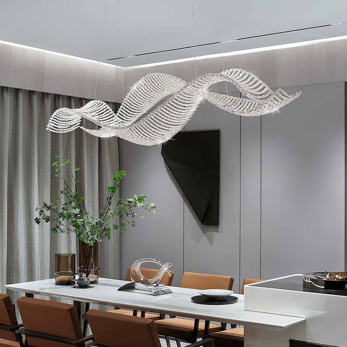 Caelox Postmodern Luxury Crystal Chandelier