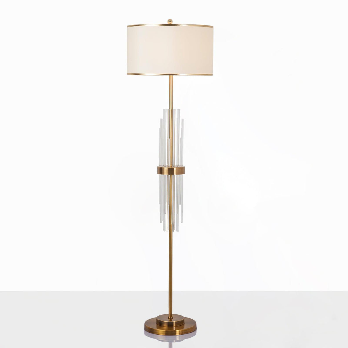 Regalian Fabric Contemporary Floor Lamp