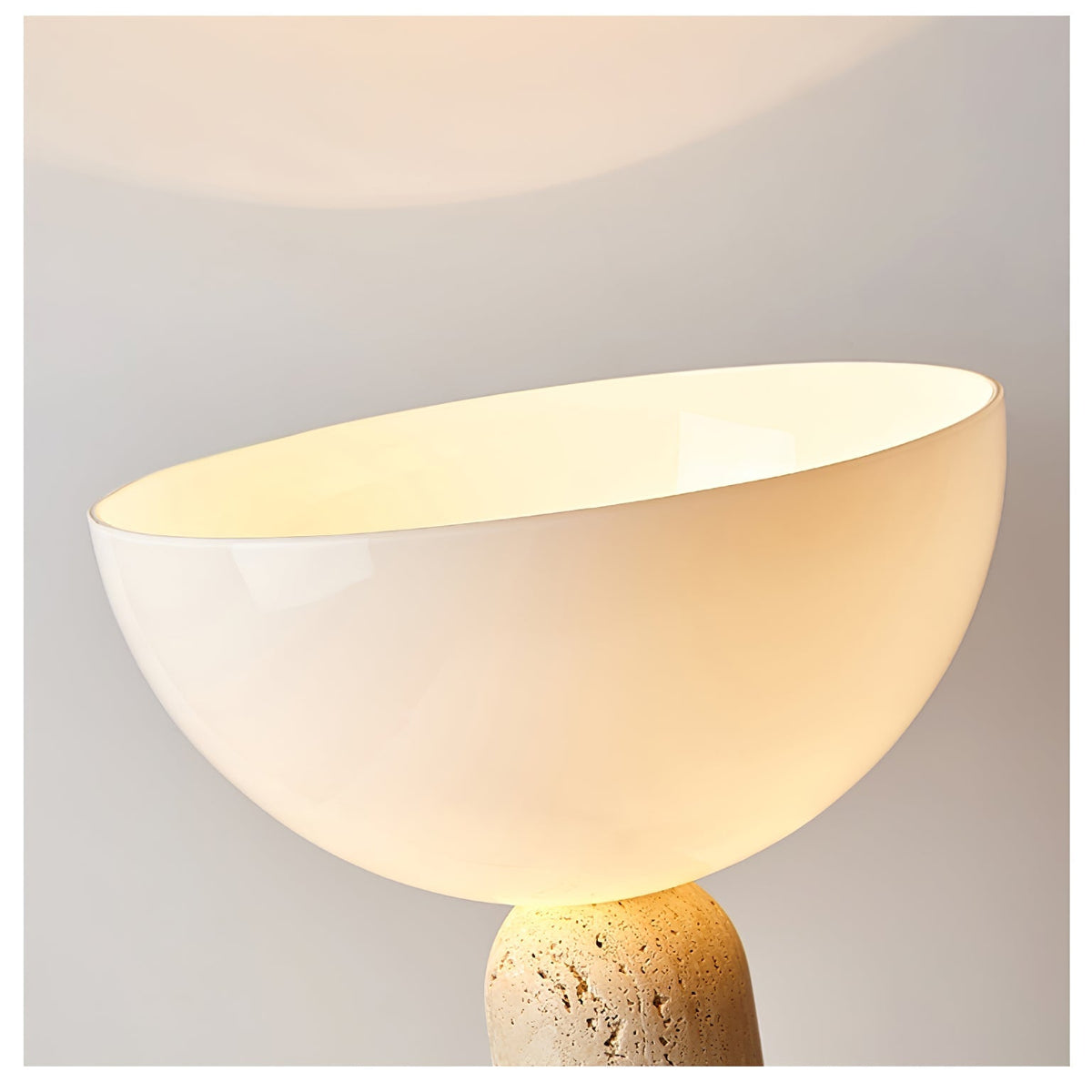Tion Travertine Table Lamp