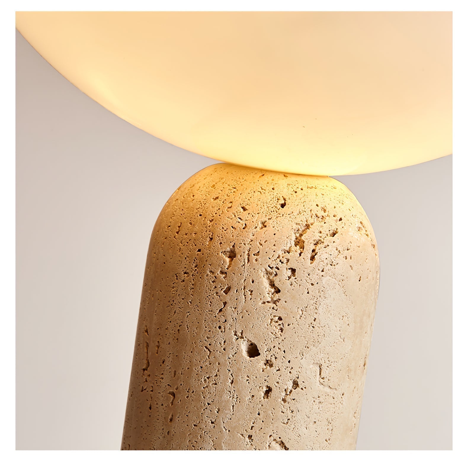 Tion Travertine Table Lamp