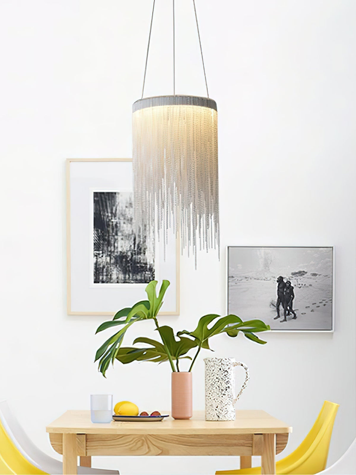 Arsoliel Postmodern Luxury Chain Tassel Pendant Light