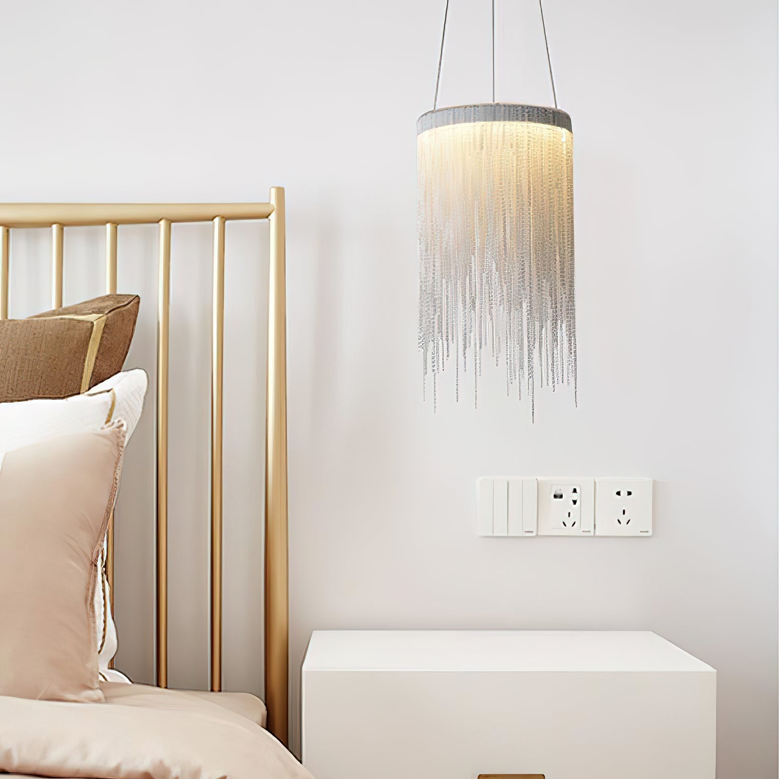 Arsoliel Postmodern Luxury Chain Tassel Pendant Light
