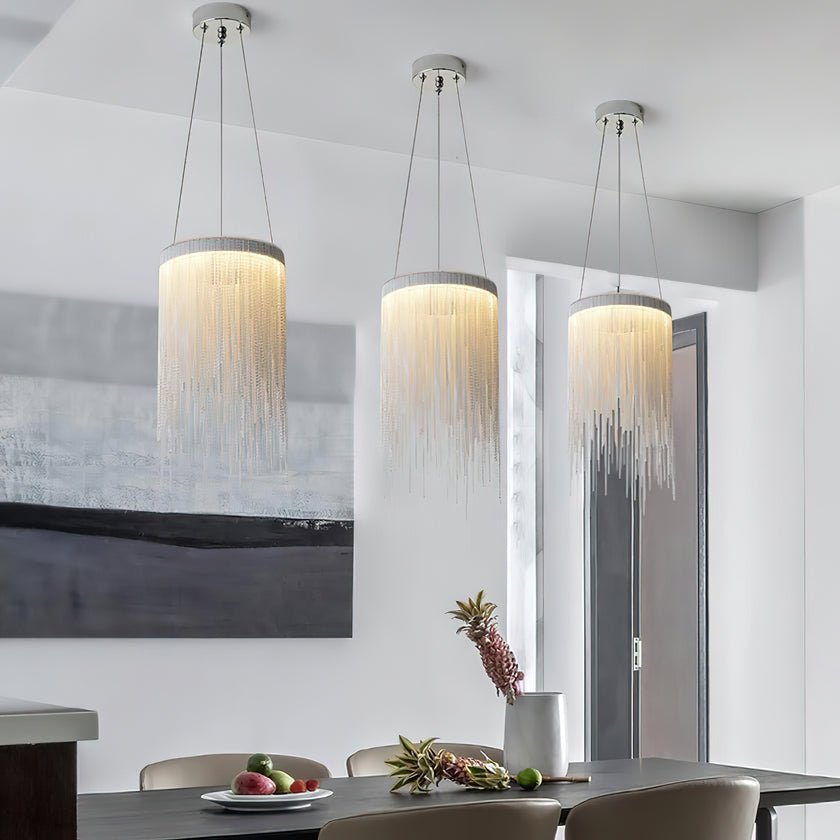 Arsoliel Postmodern Luxury Chain Tassel Pendant Light