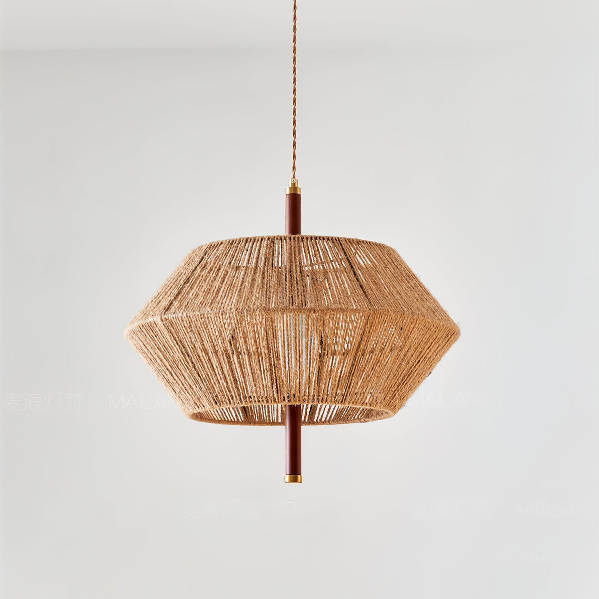 Rattan Vintage Rope Pendant Light