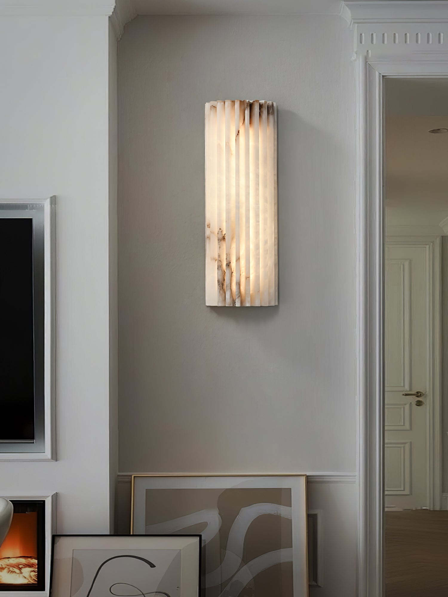 Orcarion Alabaster Wall Lamp - Neutral Decor