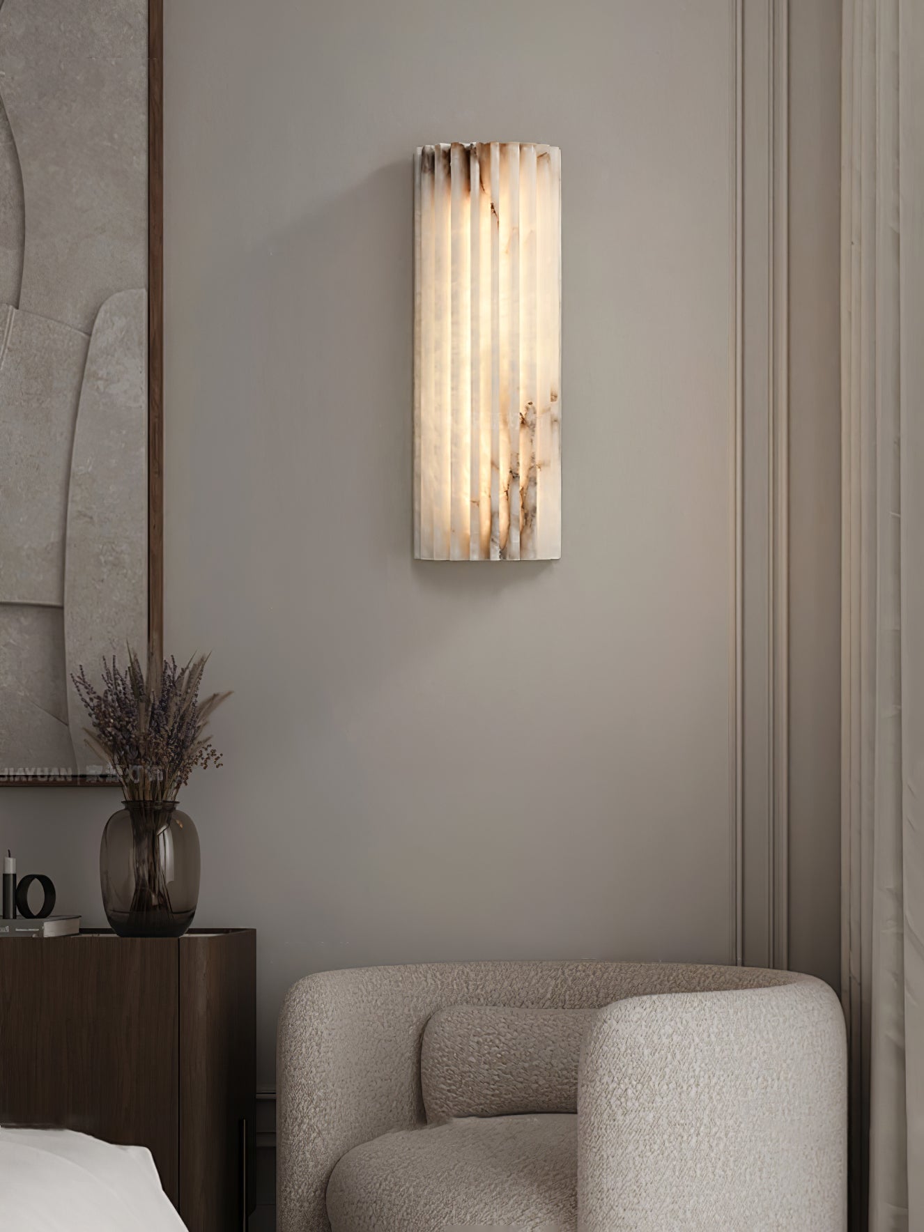 Orcarion Alabaster Wall Lamp - Neutral Decor