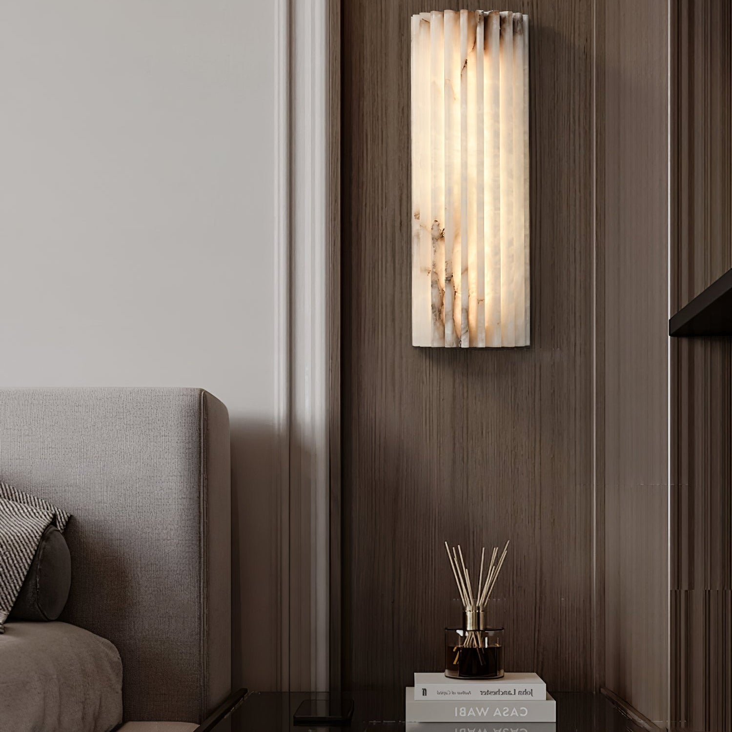 Orcarion Alabaster Wall Lamp - Neutral Decor