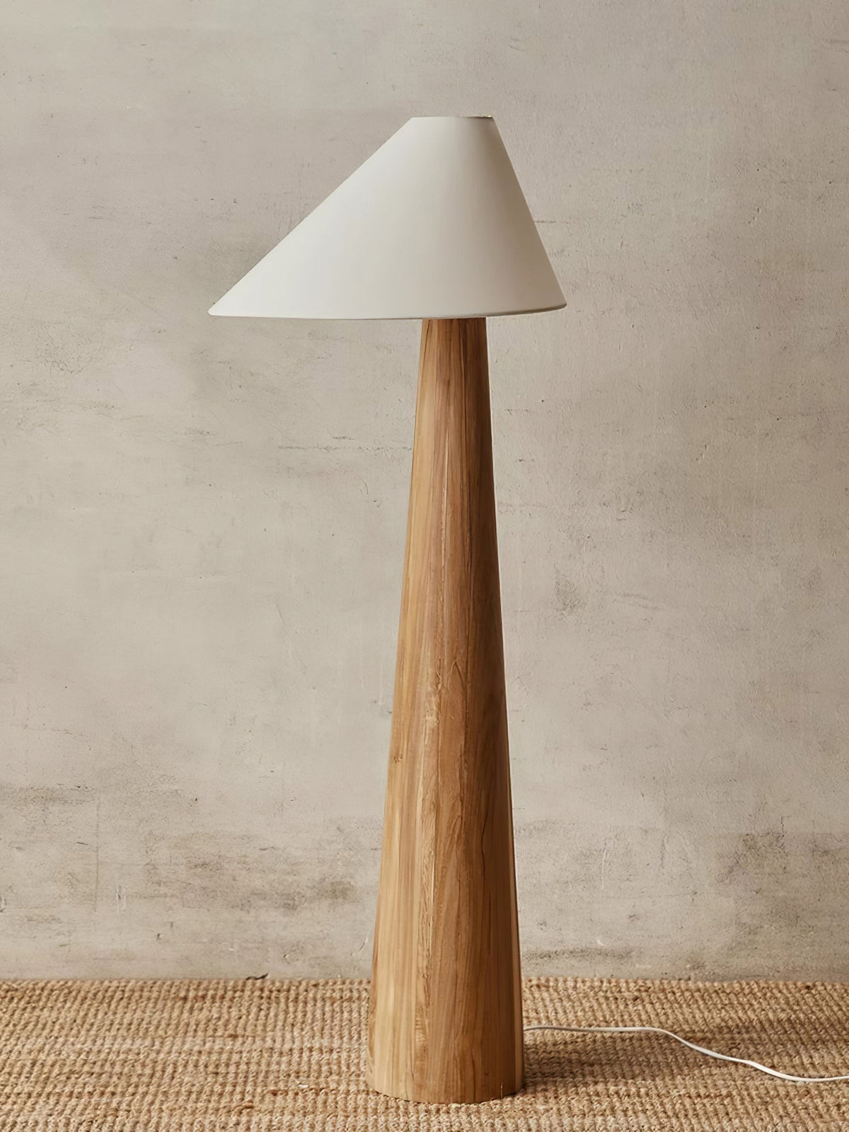 Pinnacle Minimalist Wood Floor Lamp