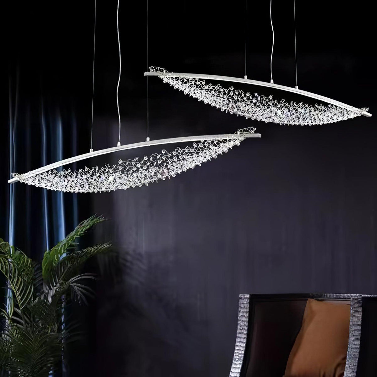 Elvarin Crystal Pendant Light