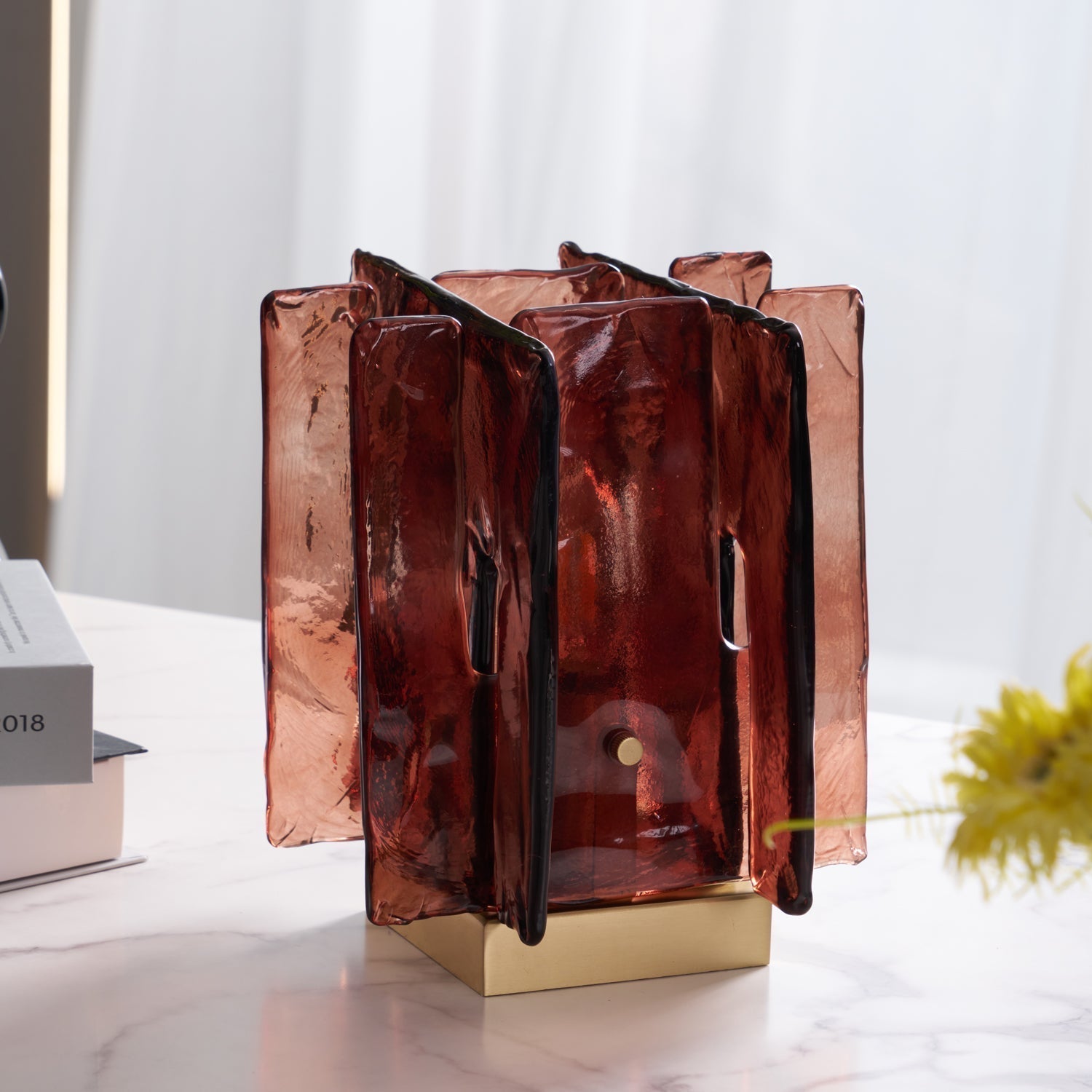 Avlaear Artisan Glass Desk Lamp