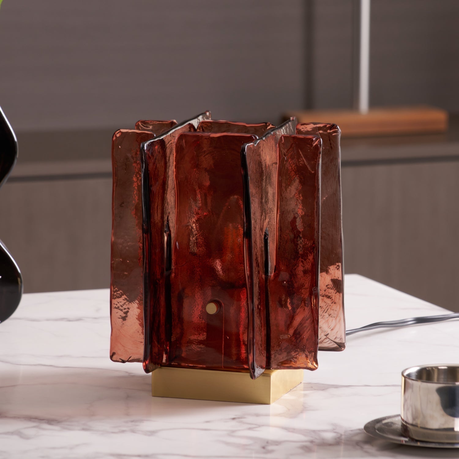 Avlaear Artisan Glass Desk Lamp