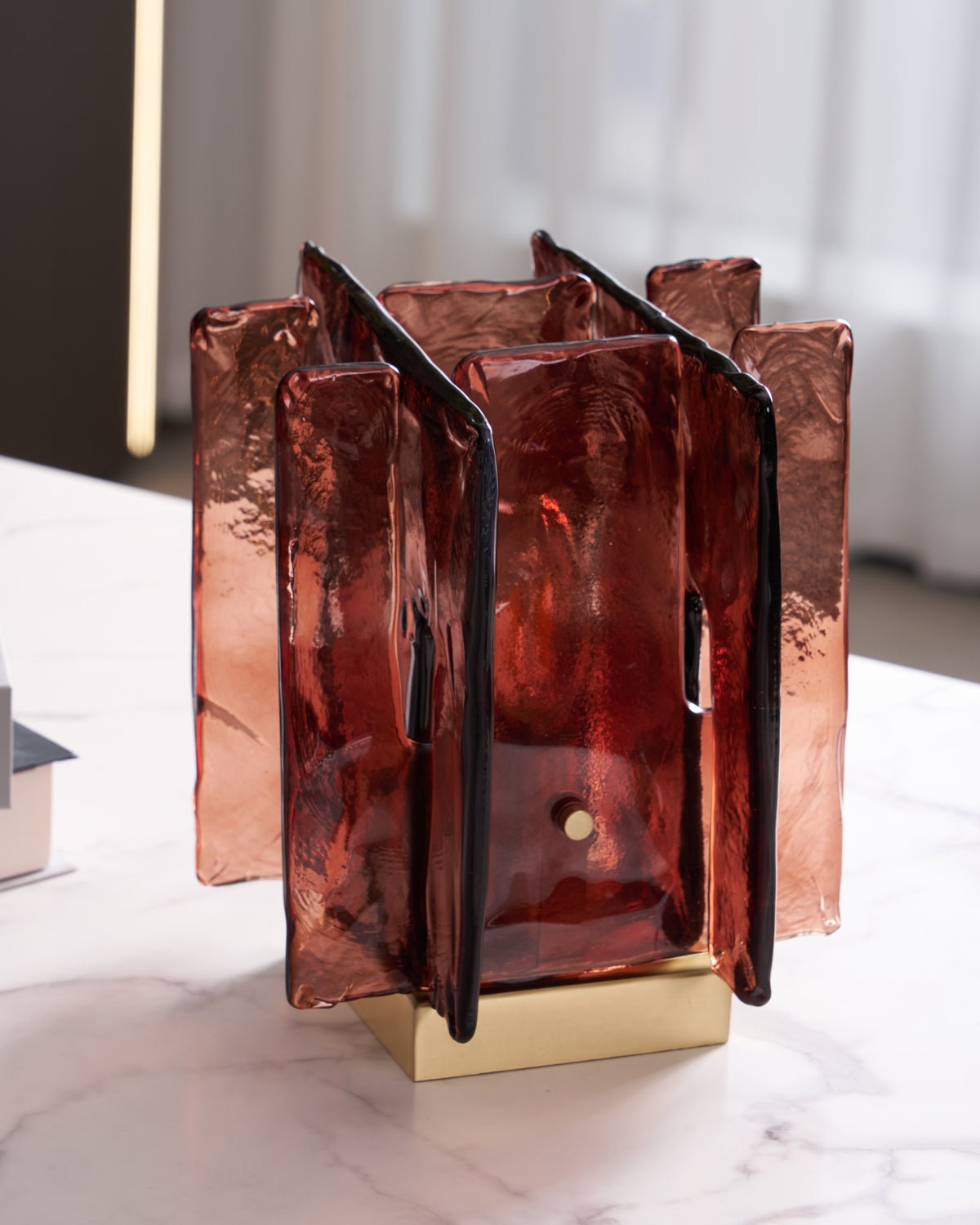 Avlaear Artisan Glass Desk Lamp