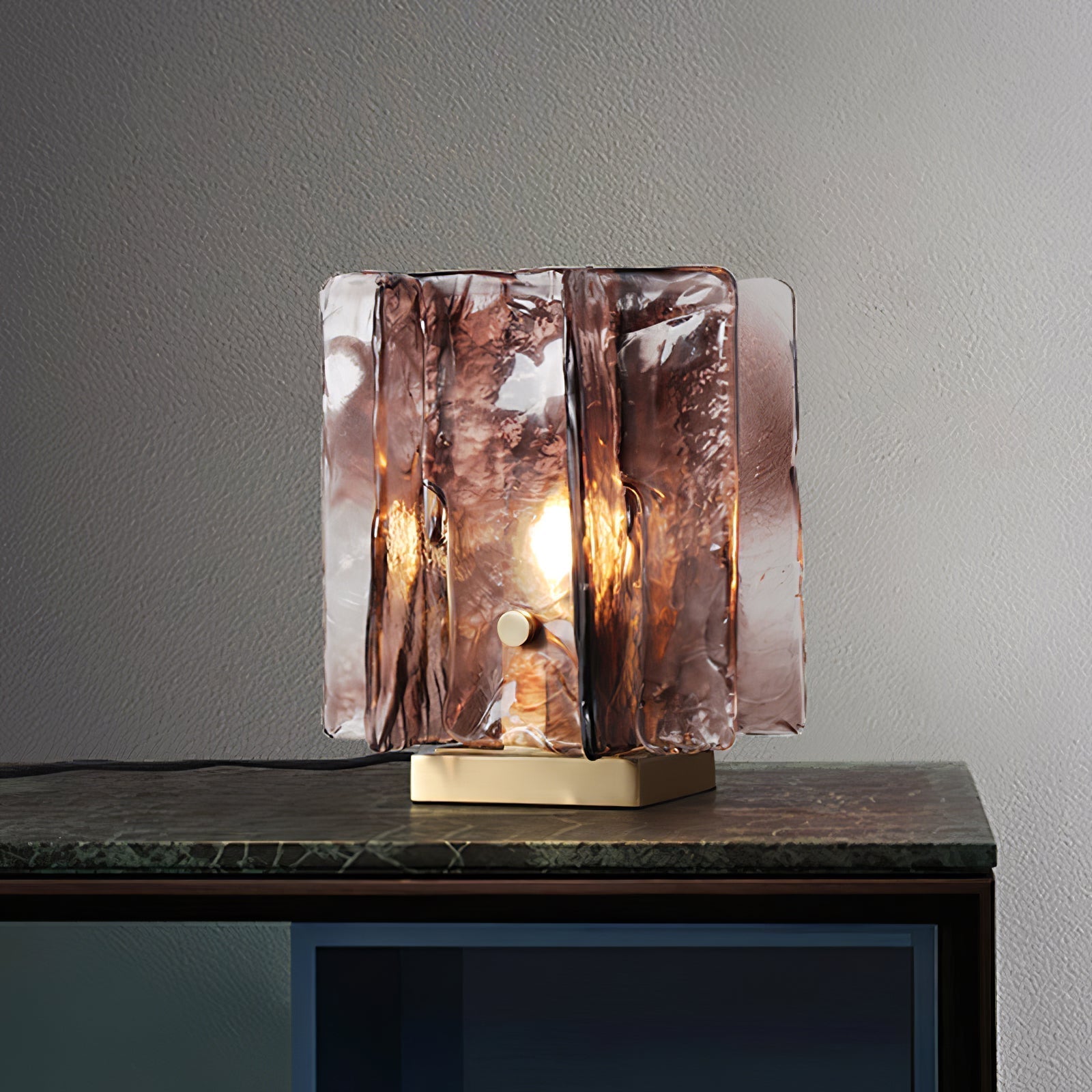 Avlaear Artisan Glass Desk Lamp