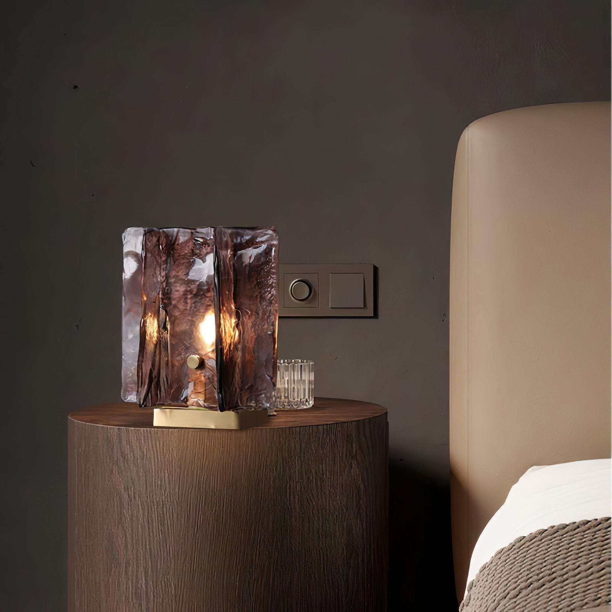 Avlaear Artisan Glass Desk Lamp