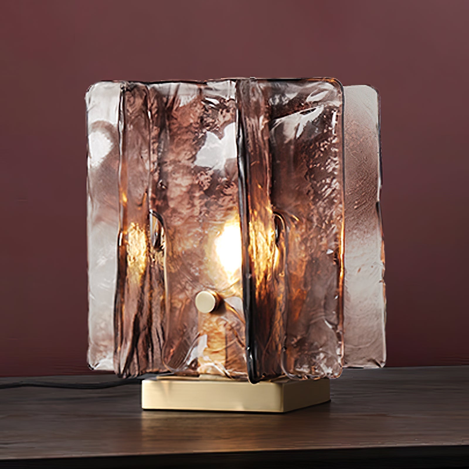 Avlaear Artisan Glass Desk Lamp