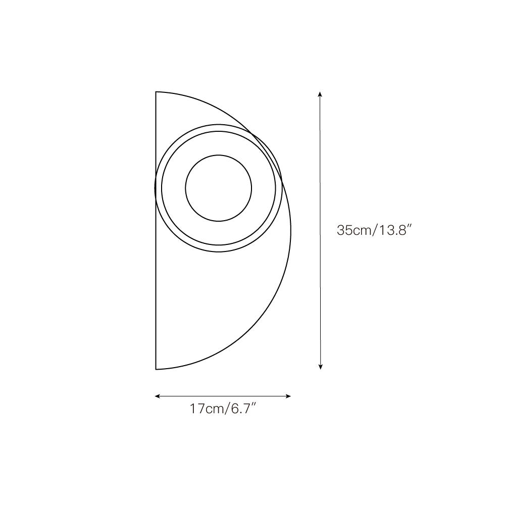 Dvaluvyi Individual Creativity Travertine Wall Lamp