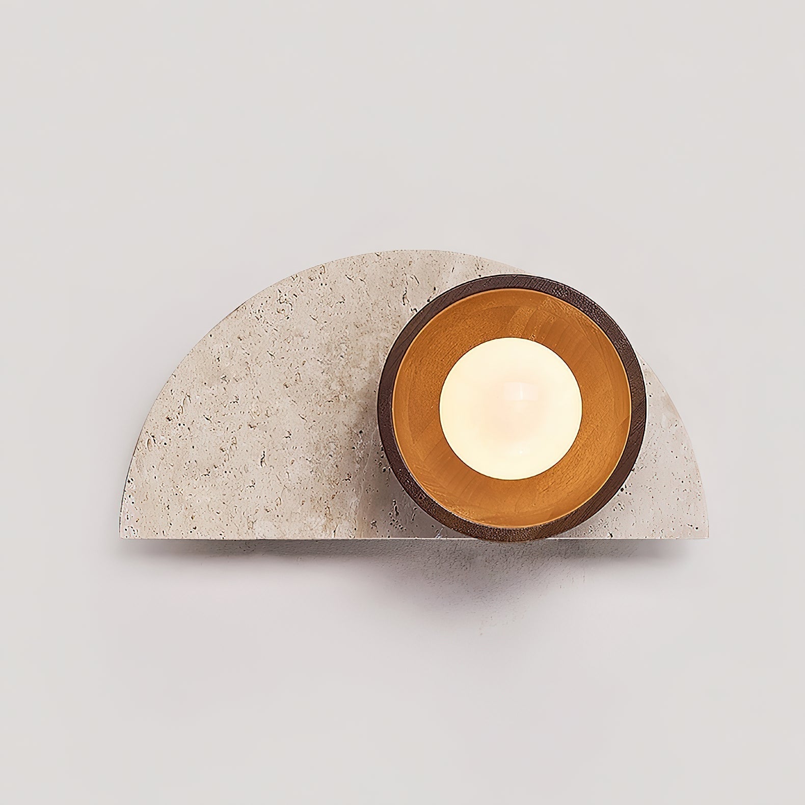 Dvaluvyi Individual Creativity Travertine Wall Lamp