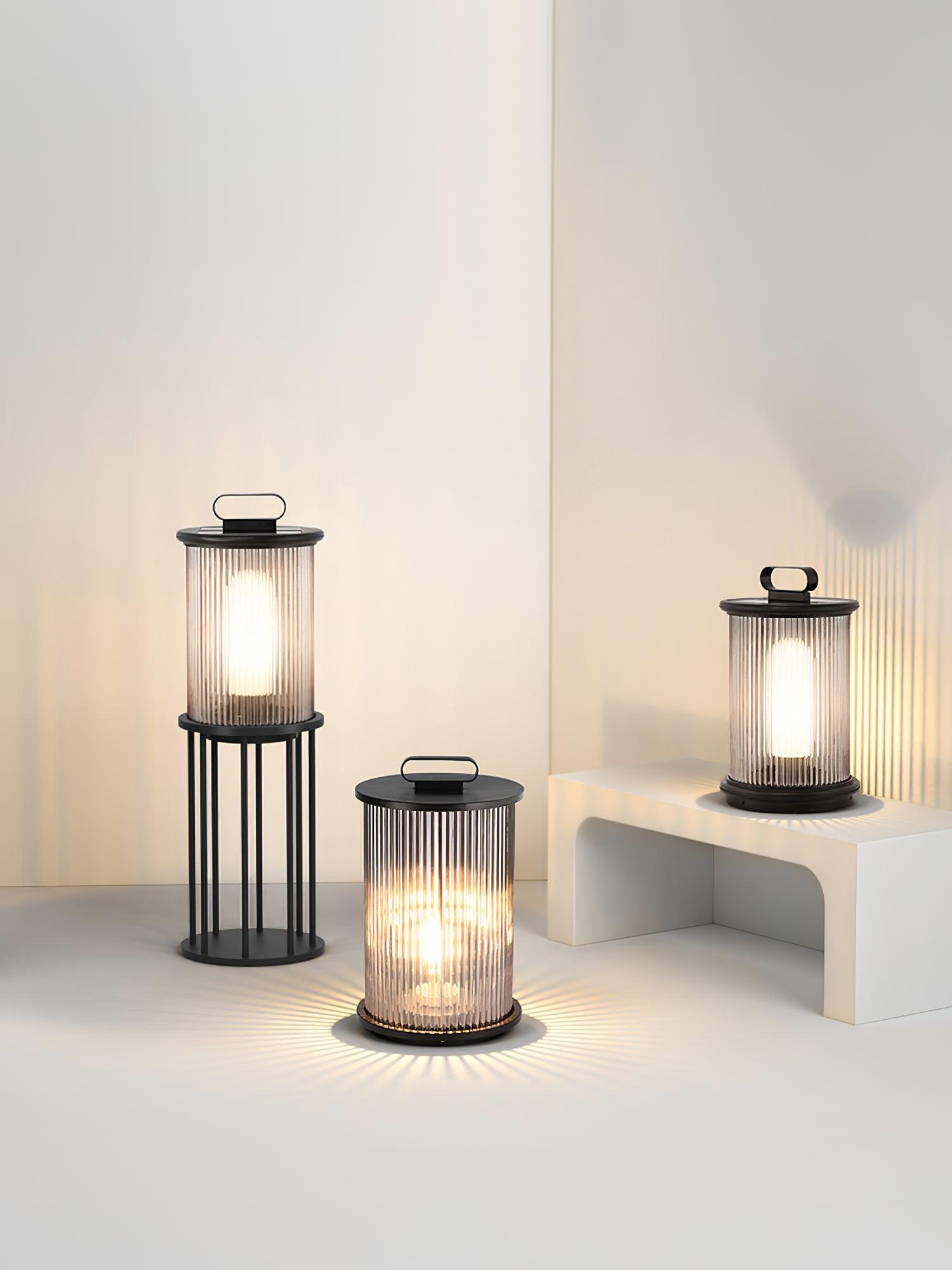 Niri Steel Acrylic Minimalist Floor Lamp