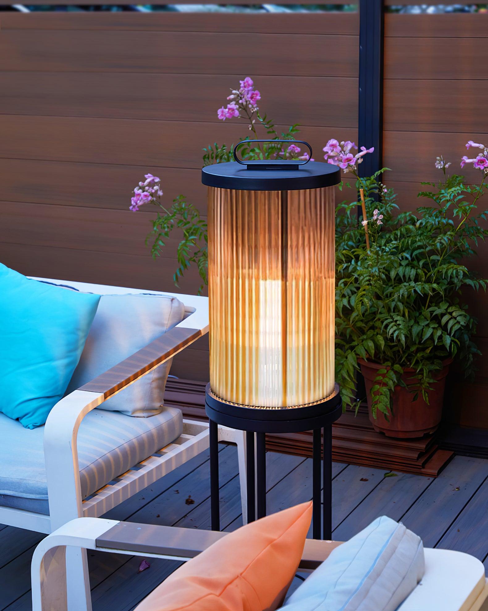 Niri Steel Acrylic Minimalist Floor Lamp