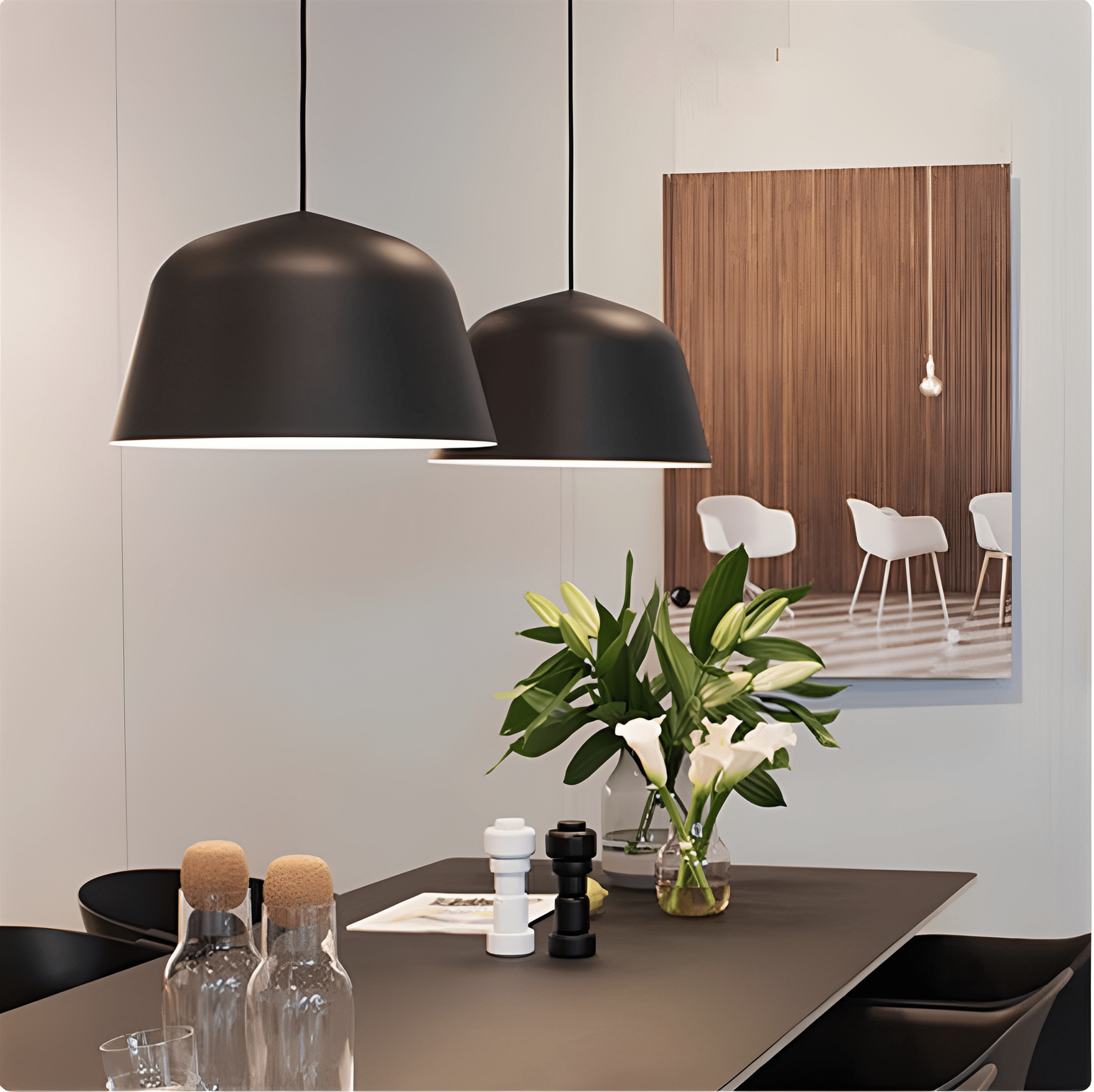 Ambit Minimalist Metal Pendant Light