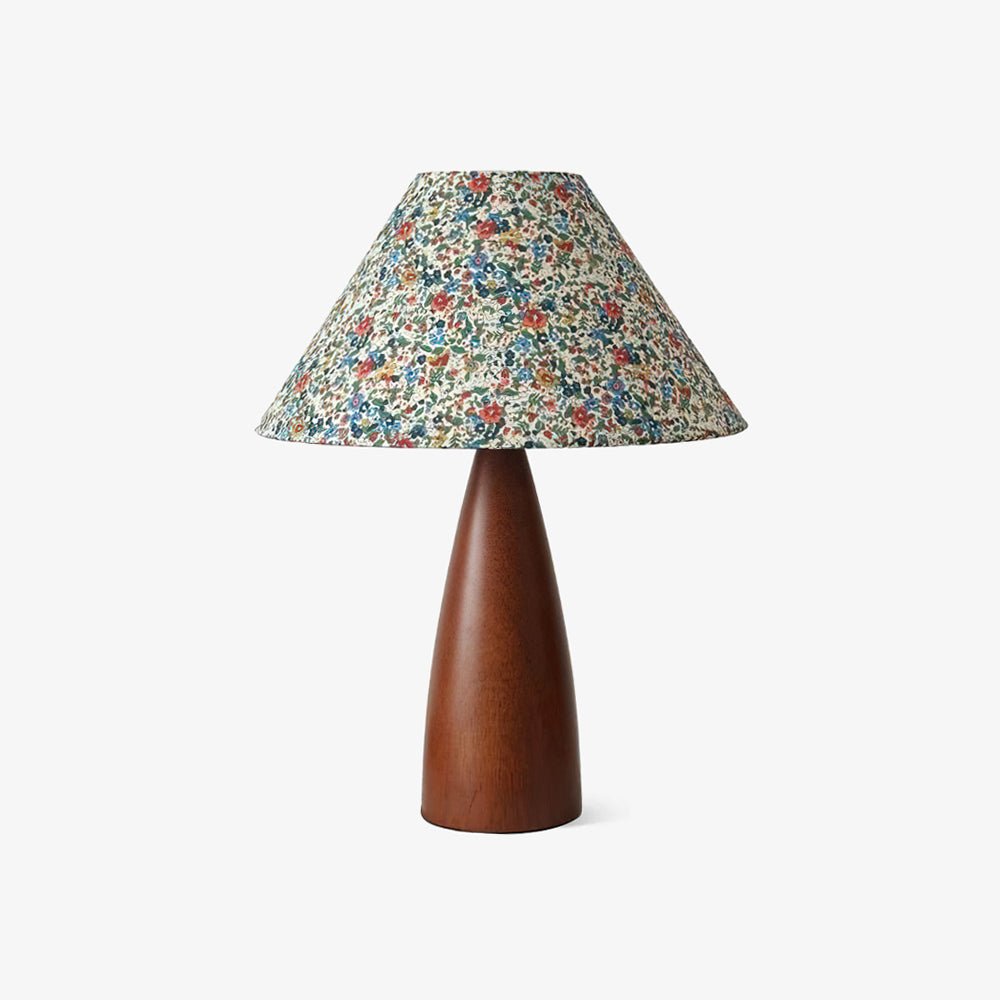 Candice Vintage Wood Table Lamp - Neutral Decor