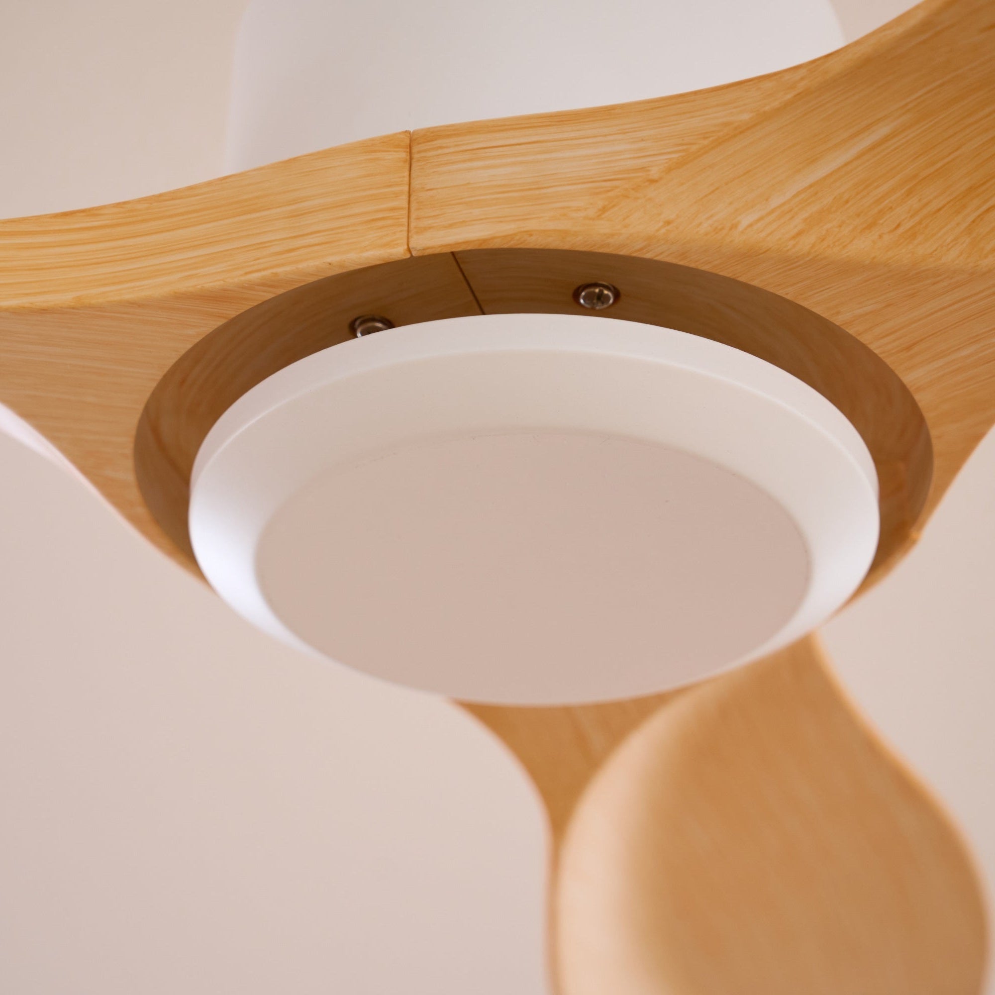 Arlo Minimalist Wood Ceiling Fan Light