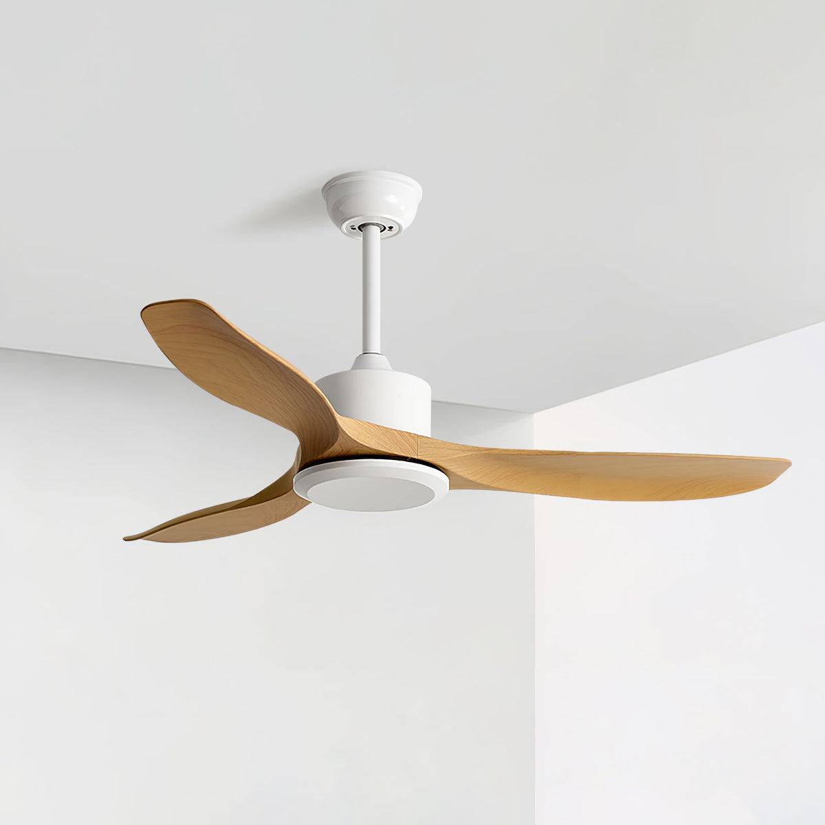 Arlo Minimalist Wood Ceiling Fan Light