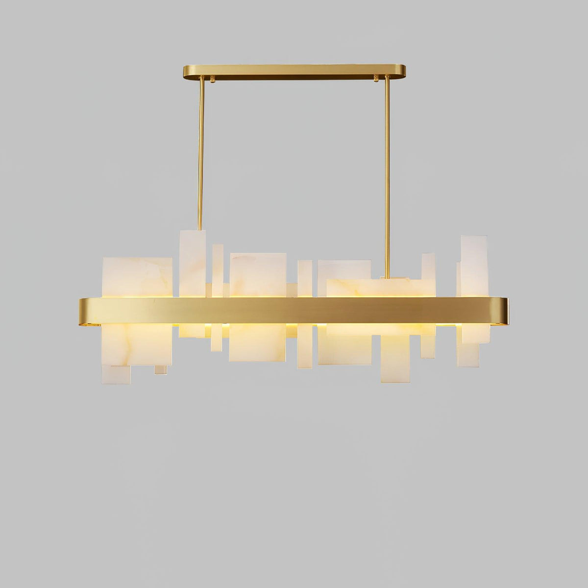 Aurarian Chandelier Copper Acrylic Dining