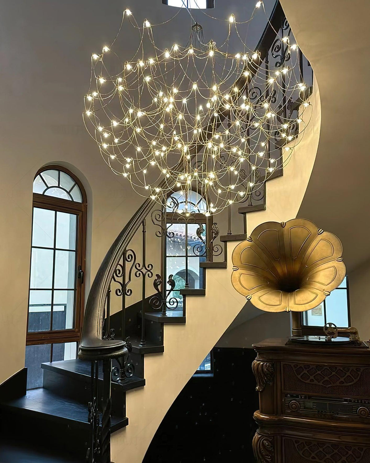 Wesrin Chandelier Stainless Steel Wire Firefly