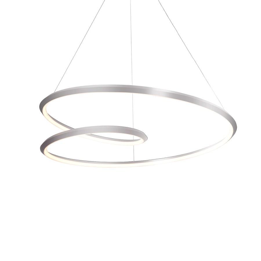 Dilen Chandelier Gold Aluminum Opal Glass