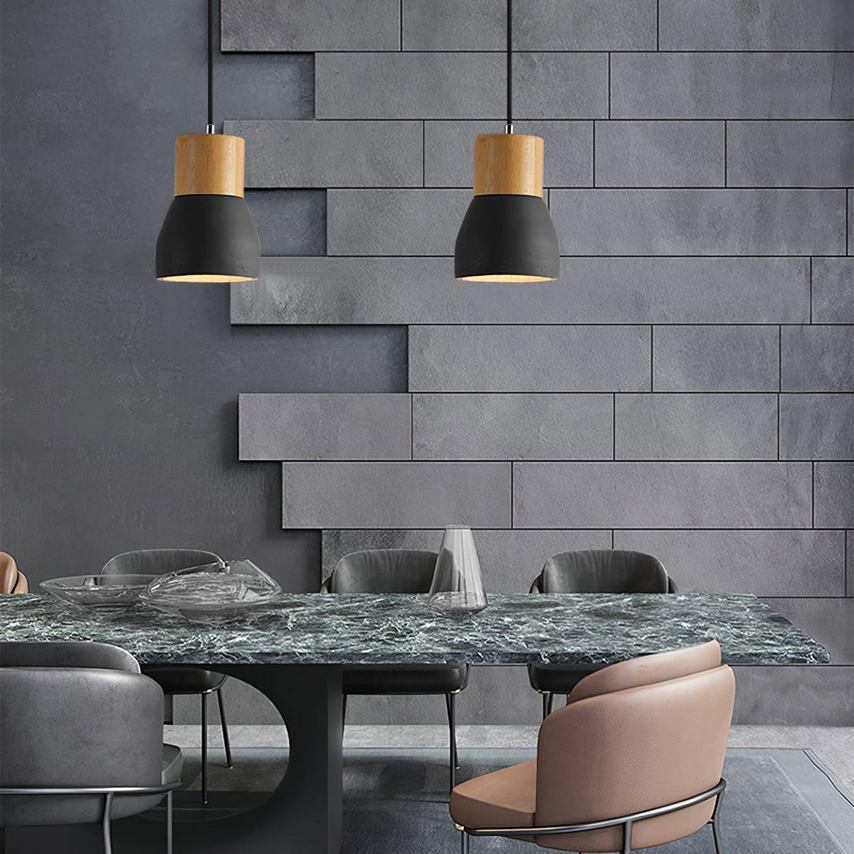 Concretis Industrial Cement Pendant Light