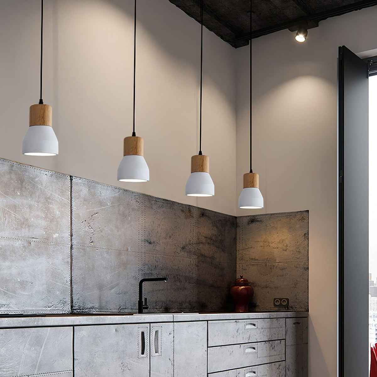 Concretis Industrial Cement Pendant Light