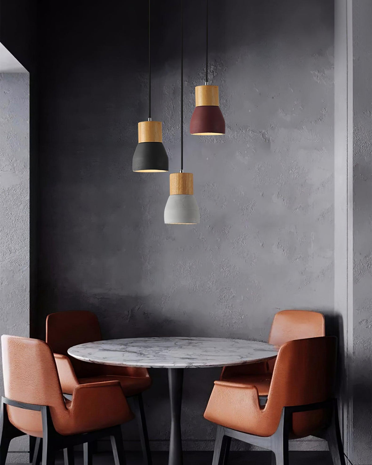Concretis Industrial Cement Pendant Light