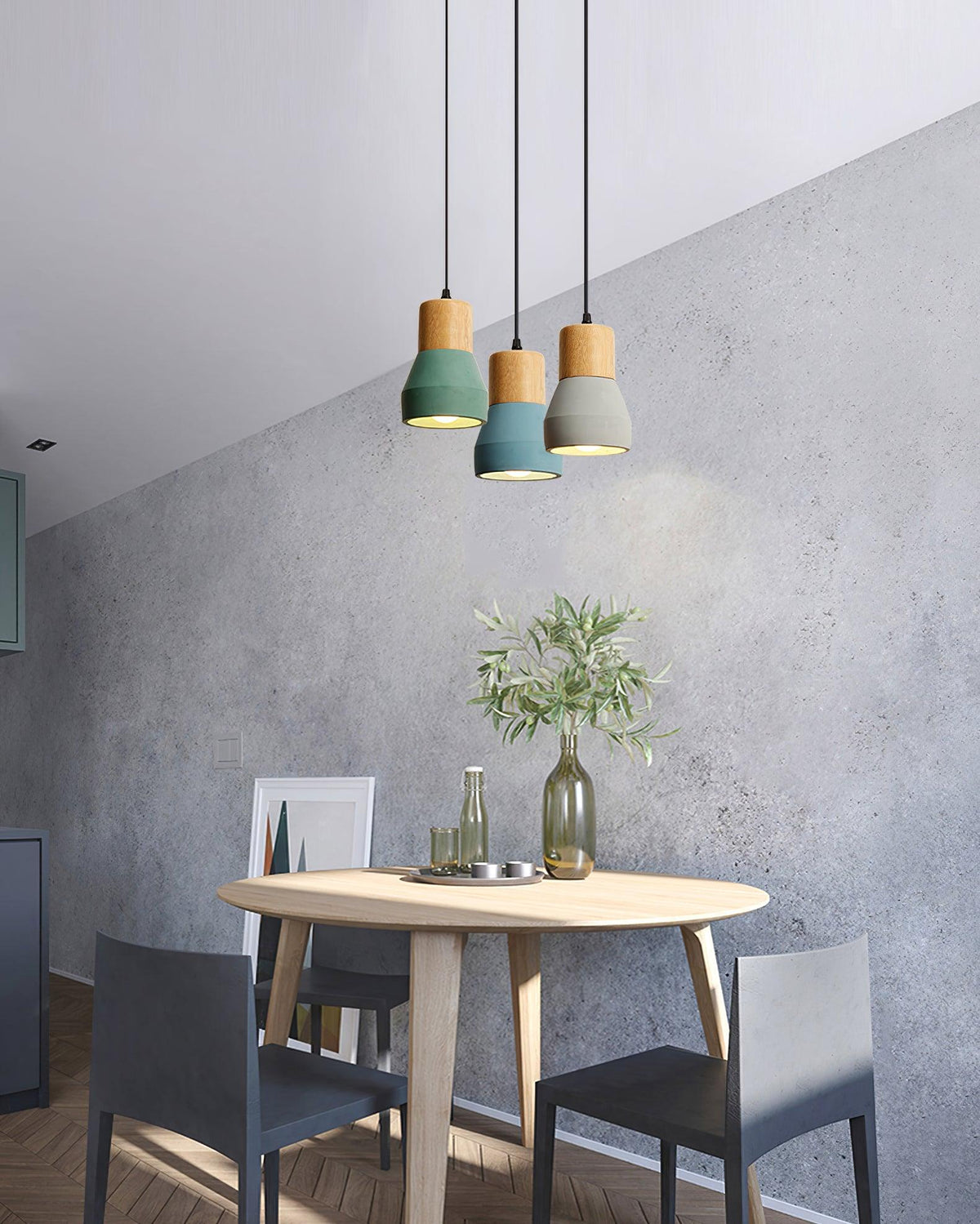Concretis Industrial Cement Pendant Light