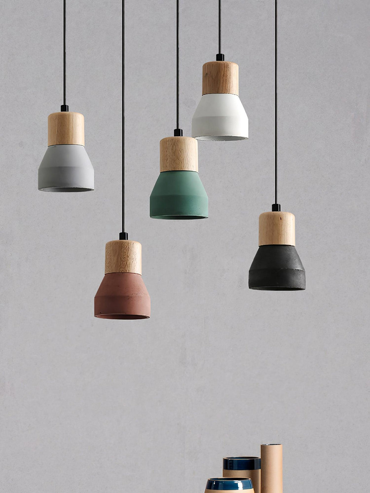 Concretis Industrial Cement Pendant Light