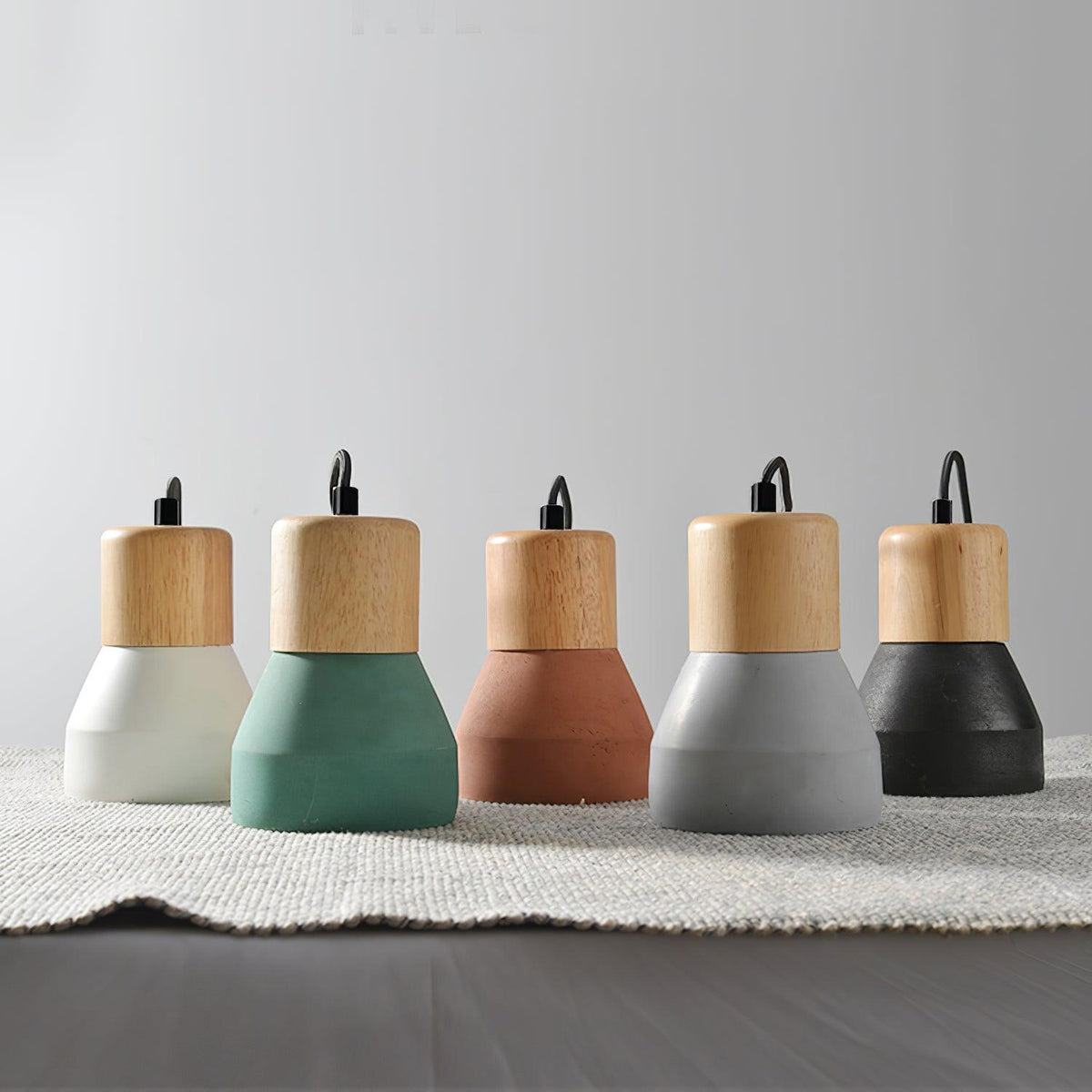 Concretis Industrial Cement Pendant Light