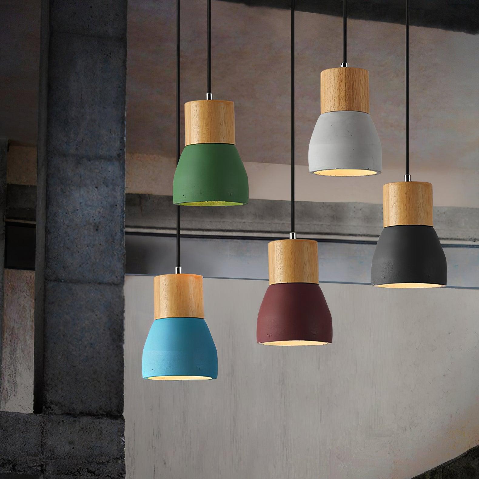 Concretis Industrial Cement Pendant Light