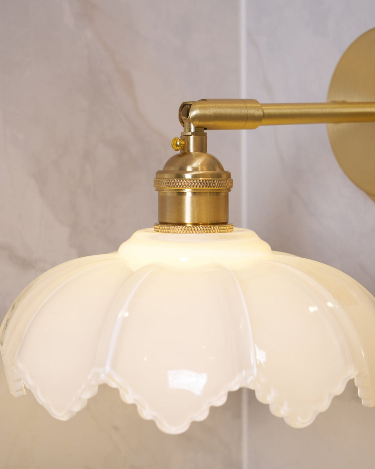 Lotus Nordic Art Rotatable Glass Wall Lamp