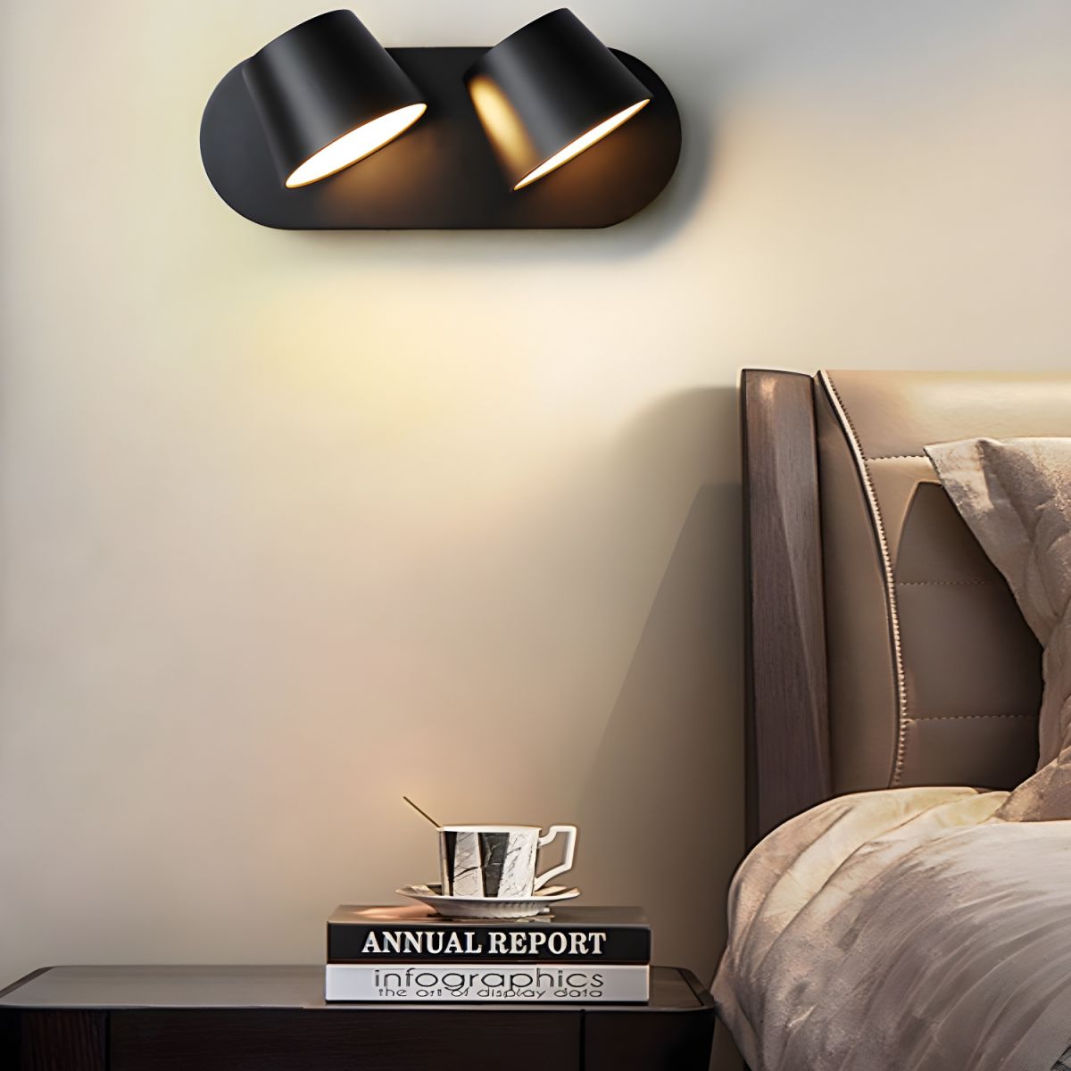 Nathania Angle Adjustable Reading Wall Lamp
