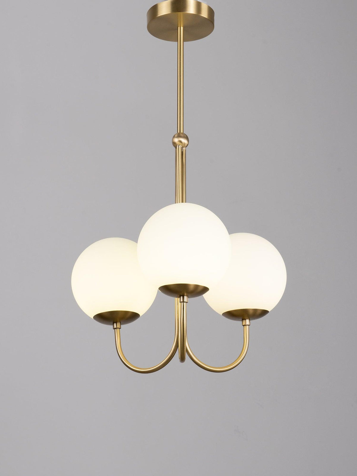 Brin Metal & Glass Elegant Pendant Light