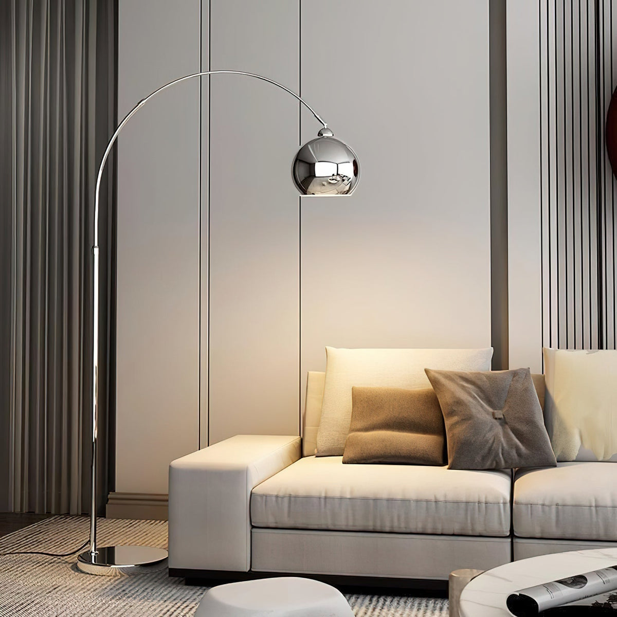 Opal Minimalist Floor Lamp